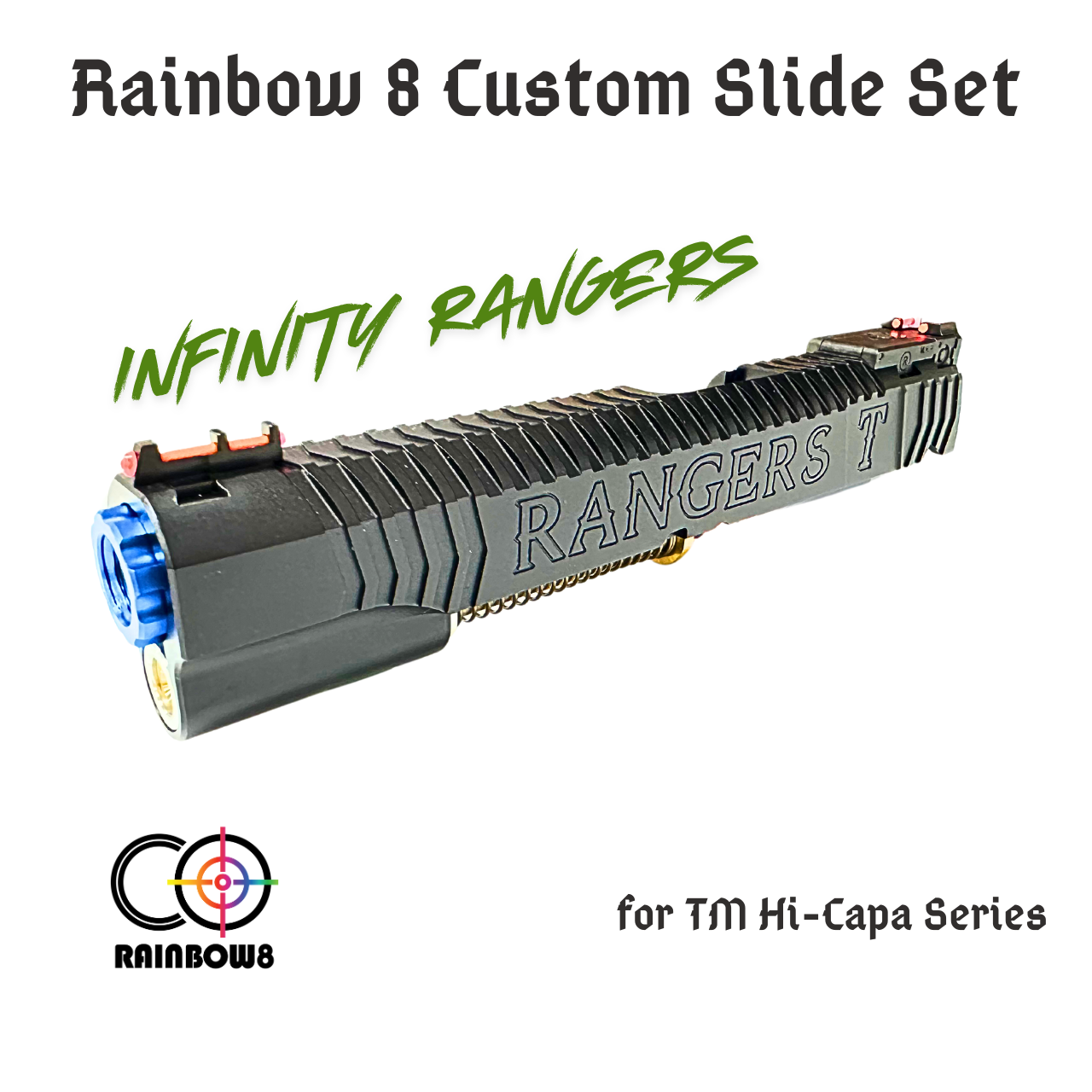 Rainbow 8 Custom Aluminum Slide Set (Gunsmith Bros Infinity Rangers)