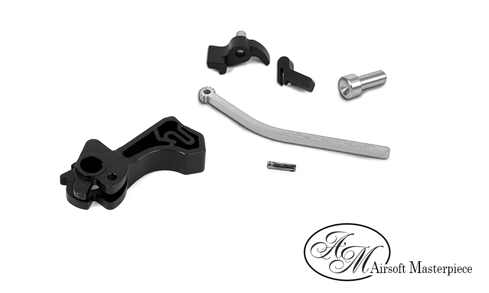 Airsoft Masterpiece CNC Steel Hammer & Sear Set for Marui Hi-CAPA (Infinity SV) (Black)