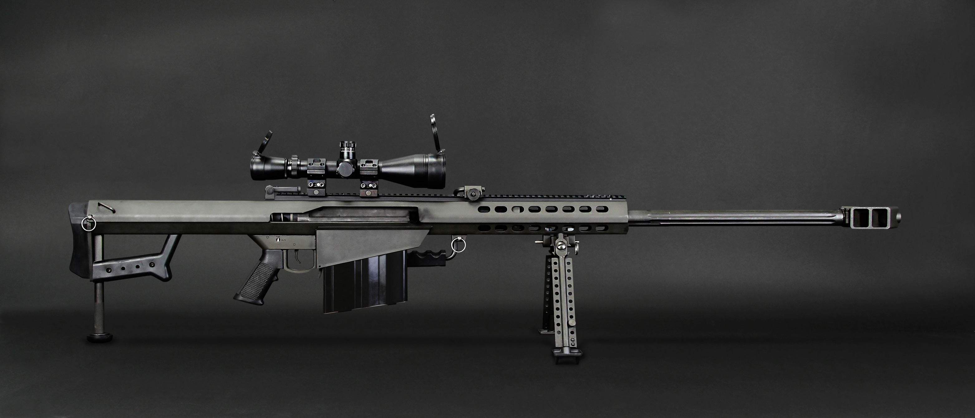 SVOBODA BARRETT SOCOM GEAR Full Steel M107 M82A1 Shell Ejecting GBB Sniper Rifle (20" / 29") (3 colors)