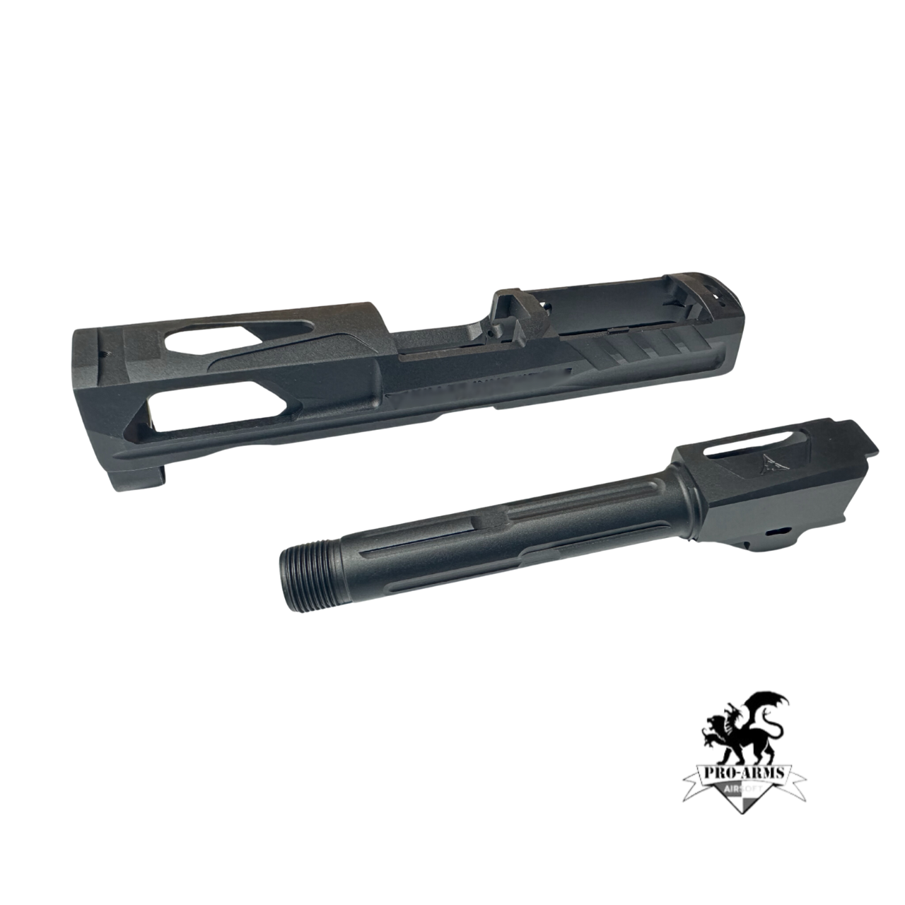 Pro Arms Killer Style Slide Set for SIG AIR / VFC P320 M17 M18 GBB (Black / Grey)