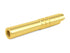 Airsoft Masterpiece .45 ACP STEEL Threaded Fix Outer Barrel for Hi-CAPA 4.3 (Gold)