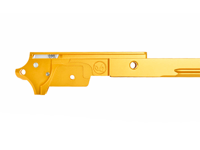 Airsoft Masterpiece Aluminum Frame with Tactical Rail - Infinity 3.9 (Gold)