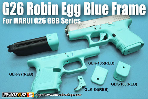 Guarder Ridged Trigger For G-Series GBB (Robin Egg Blue)